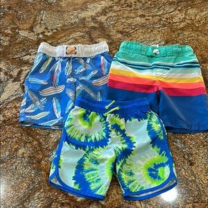 Boys 5T Cat & Jack swim trunks (set of 3)